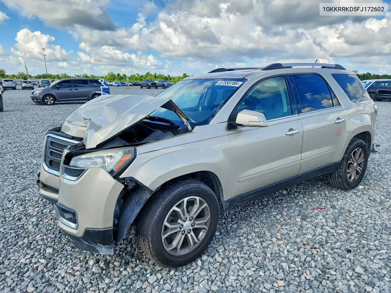 2015 GMC Acadia Slt-1 VIN: 1GKKRRKD5FJ172602 Lot: 57558186