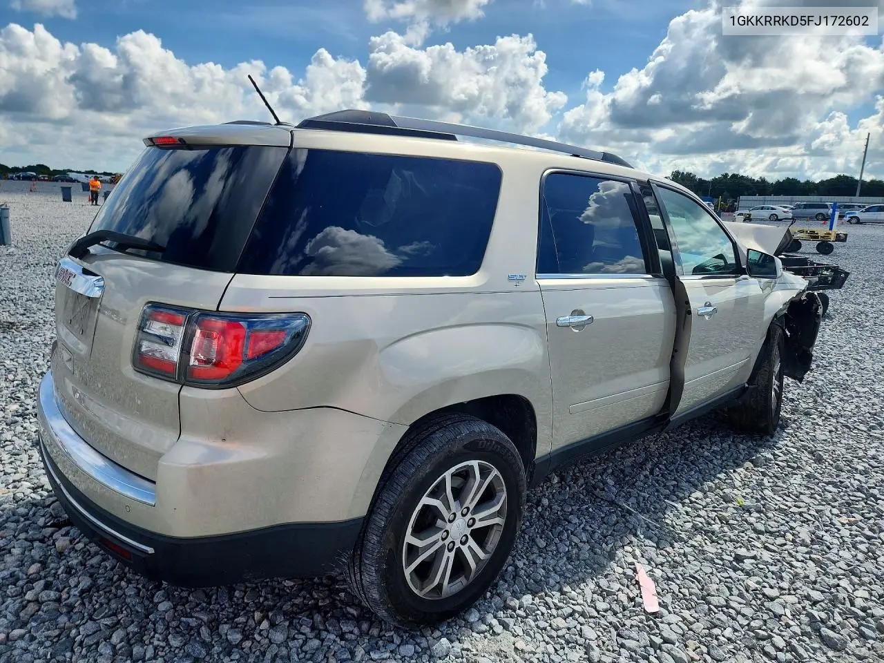 2015 GMC Acadia Slt-1 VIN: 1GKKRRKD5FJ172602 Lot: 57558186