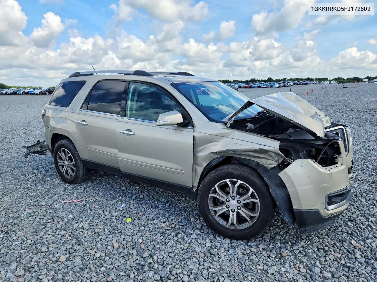 2015 GMC Acadia Slt-1 VIN: 1GKKRRKD5FJ172602 Lot: 57558186