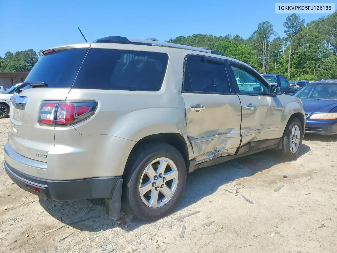 2015 GMC Acadia Sle VIN: 1GKKVPKD5FJ126185 Lot: 57823356