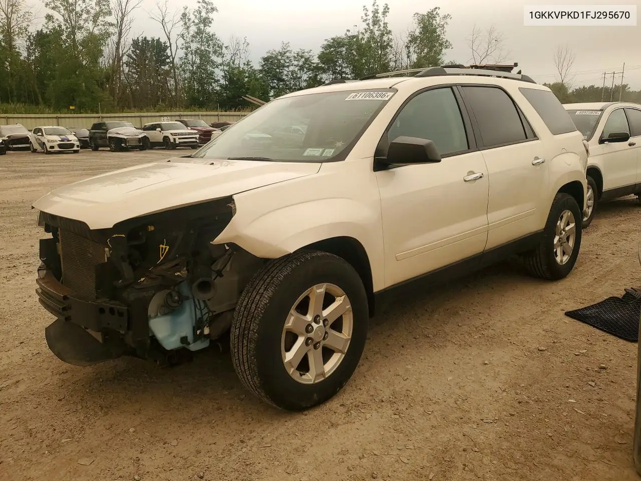 2015 GMC Acadia Sle VIN: 1GKKVPKD1FJ295670 Lot: 61106386