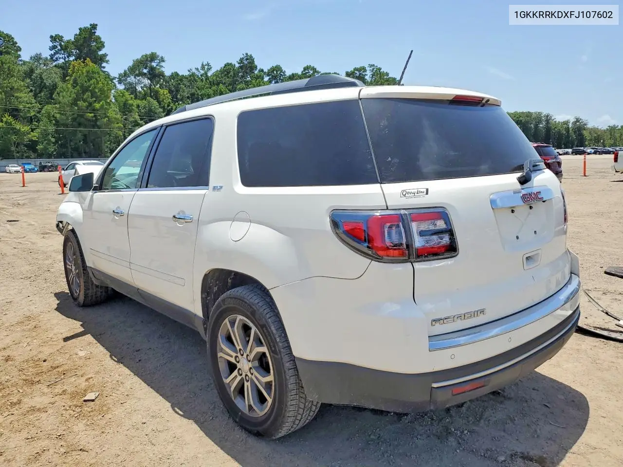 2015 GMC Acadia Slt VIN: 1GKKRRKDXFJ107602 Lot: 61721646