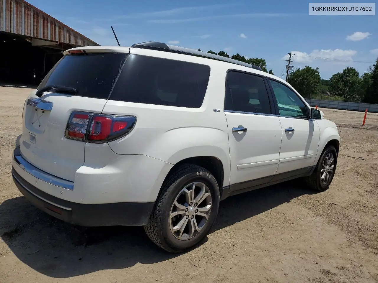 2015 GMC Acadia Slt VIN: 1GKKRRKDXFJ107602 Lot: 61721646