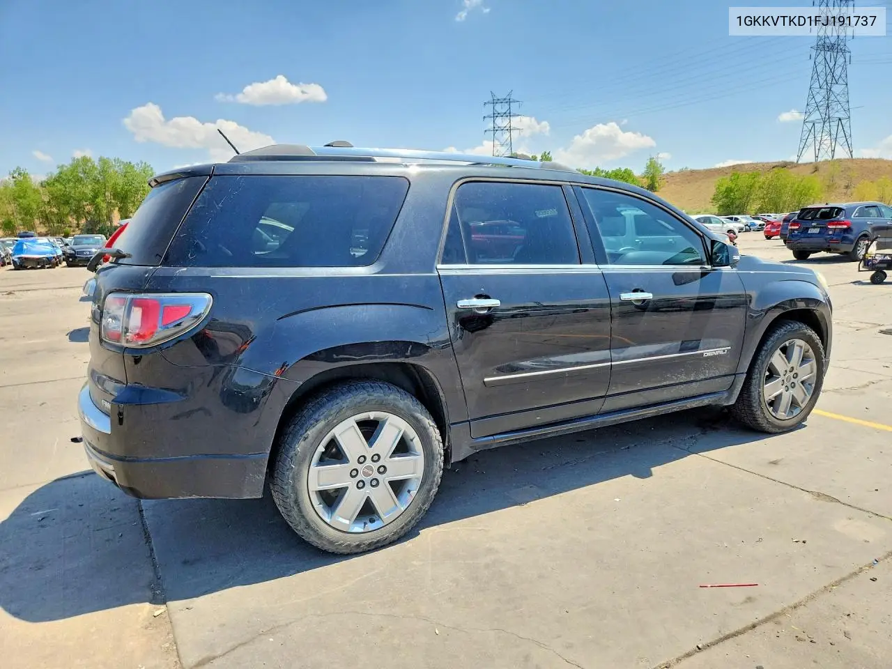 2015 GMC Acadia Denali VIN: 1GKKVTKD1FJ191737 Lot: 61775956