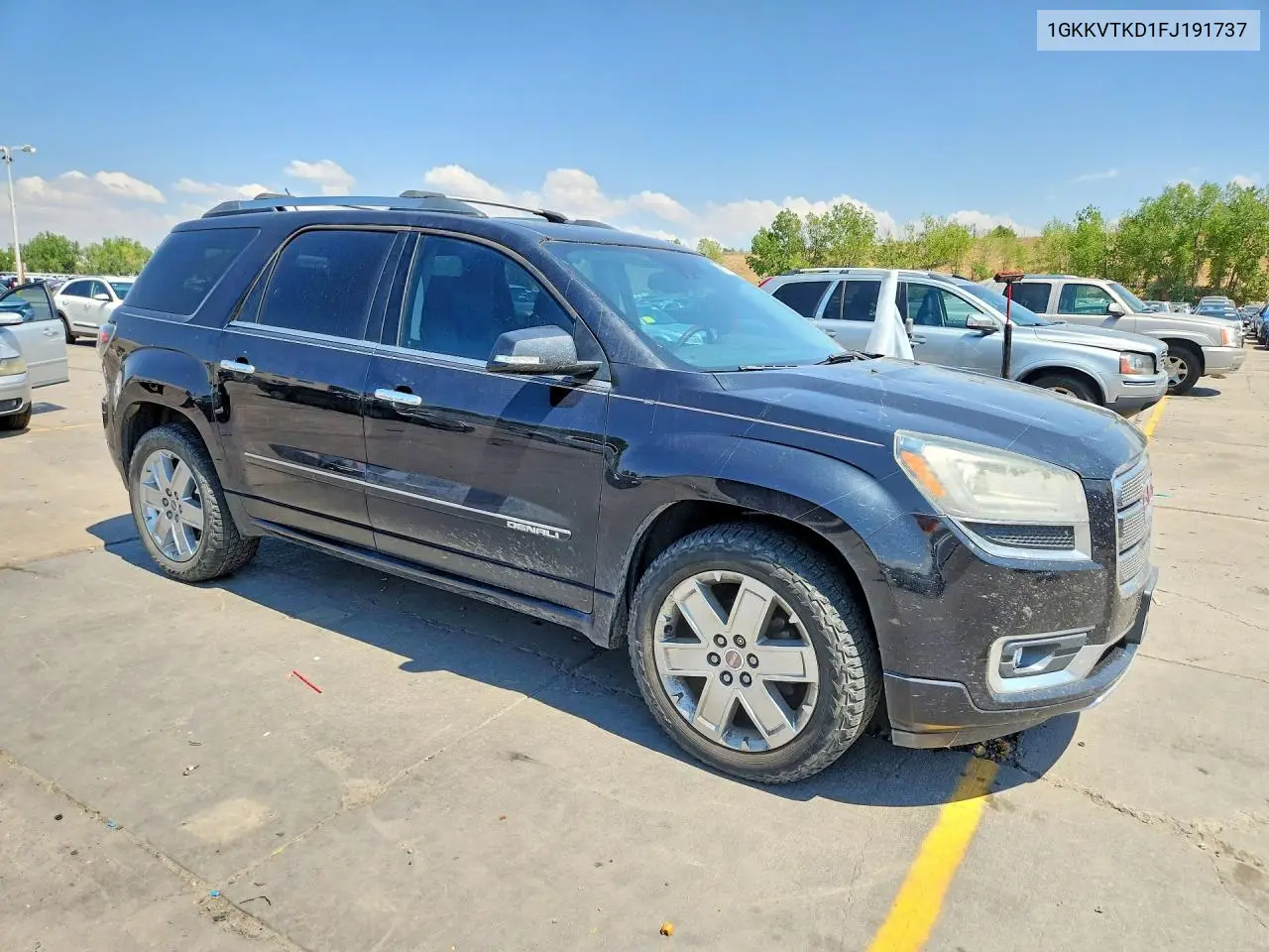 2015 GMC Acadia Denali VIN: 1GKKVTKD1FJ191737 Lot: 61775956