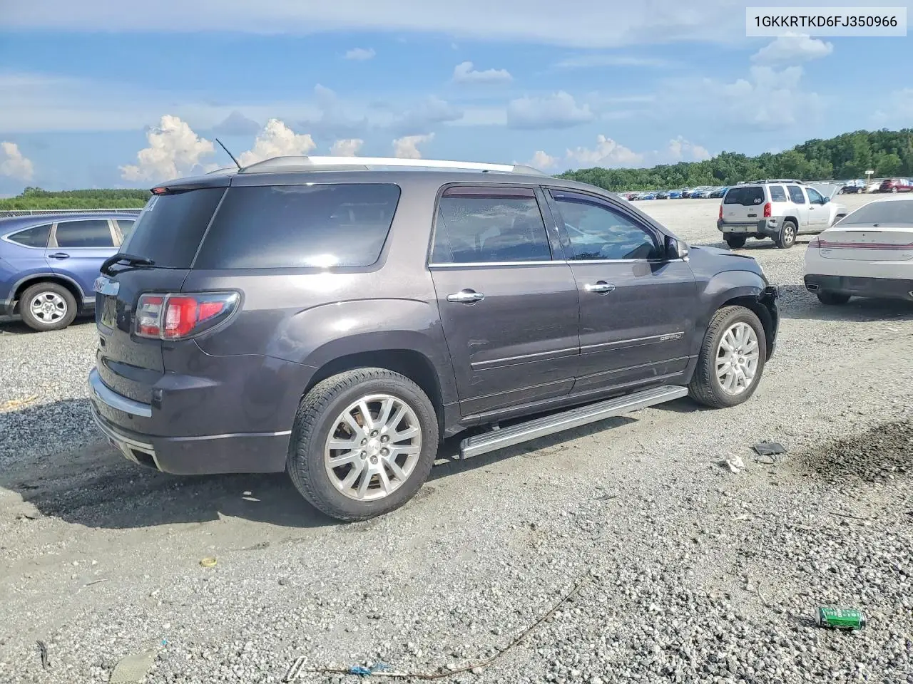 2015 GMC Acadia Denali VIN: 1GKKRTKD6FJ350966 Lot: 61778286