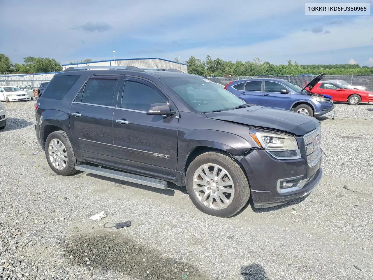 2015 GMC Acadia Denali VIN: 1GKKRTKD6FJ350966 Lot: 61778286