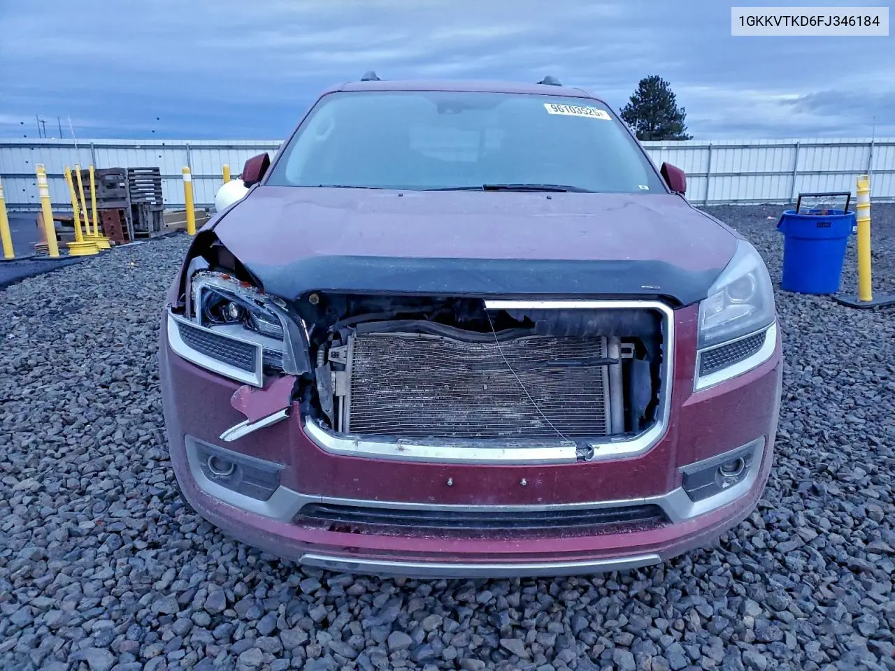 1GKKVTKD6FJ346184 2015 GMC Acadia Denali