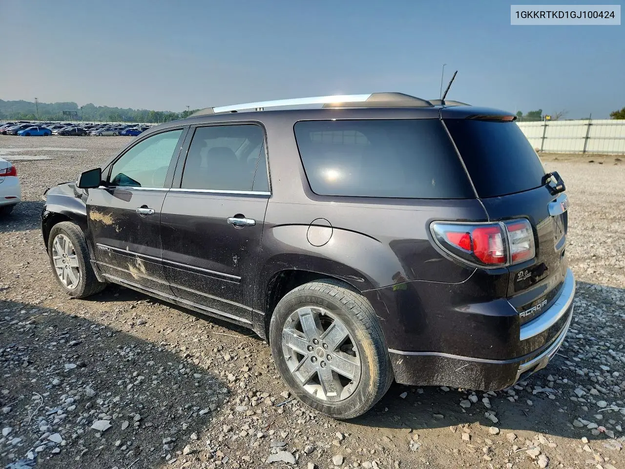 2016 GMC Acadia Denali VIN: 1GKKRTKD1GJ100424 Lot: 61391266