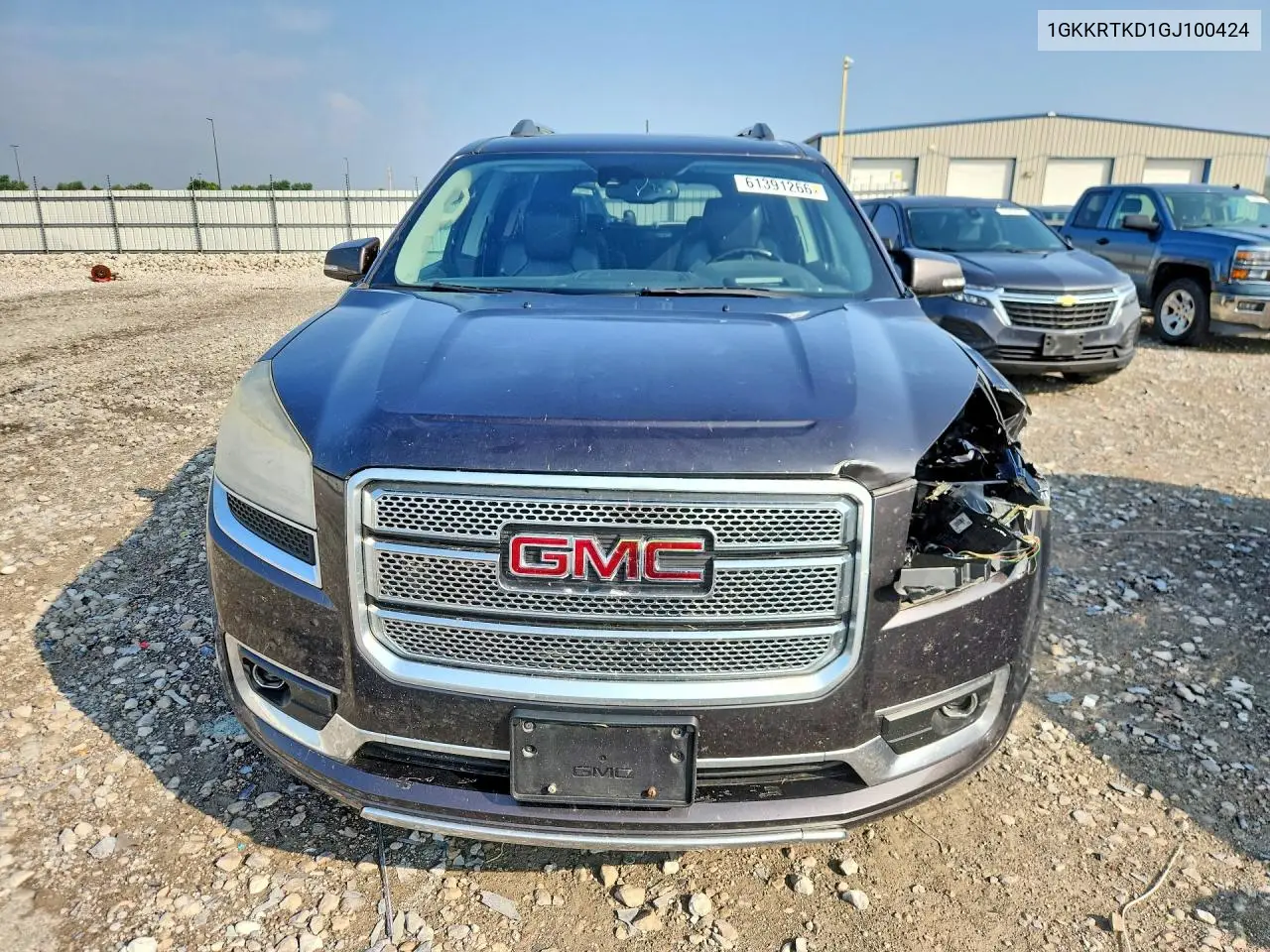 2016 GMC Acadia Denali VIN: 1GKKRTKD1GJ100424 Lot: 61391266