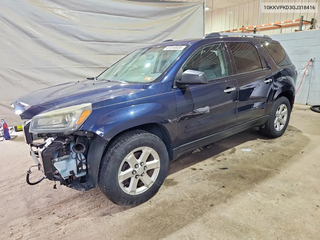 2016 GMC Acadia Sle VIN: 1GKKVPKD3GJ318416 Lot: 61518936