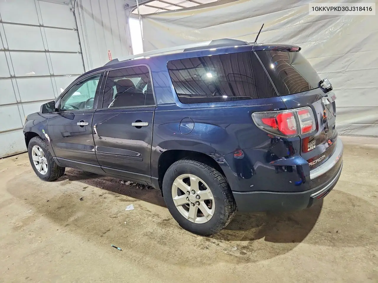 2016 GMC Acadia Sle VIN: 1GKKVPKD3GJ318416 Lot: 61518936