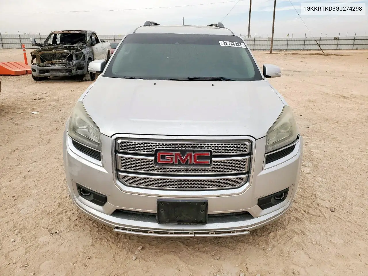 1GKKRTKD3GJ274298 2016 GMC Acadia Denali