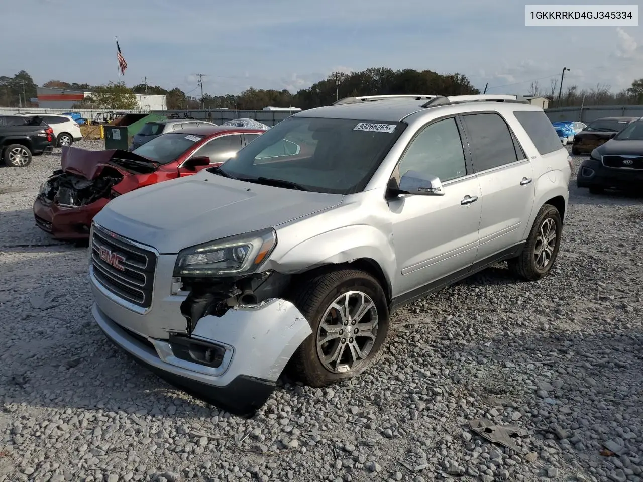1GKKRRKD4GJ345334 2016 GMC Acadia Slt-1