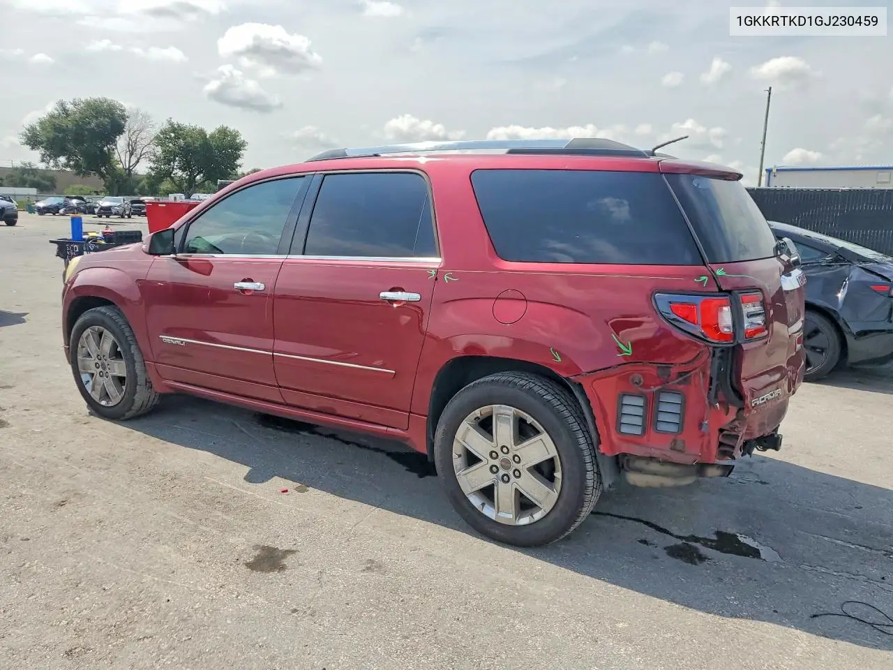 2016 GMC Acadia Denali VIN: 1GKKRTKD1GJ230459 Lot: 95585255