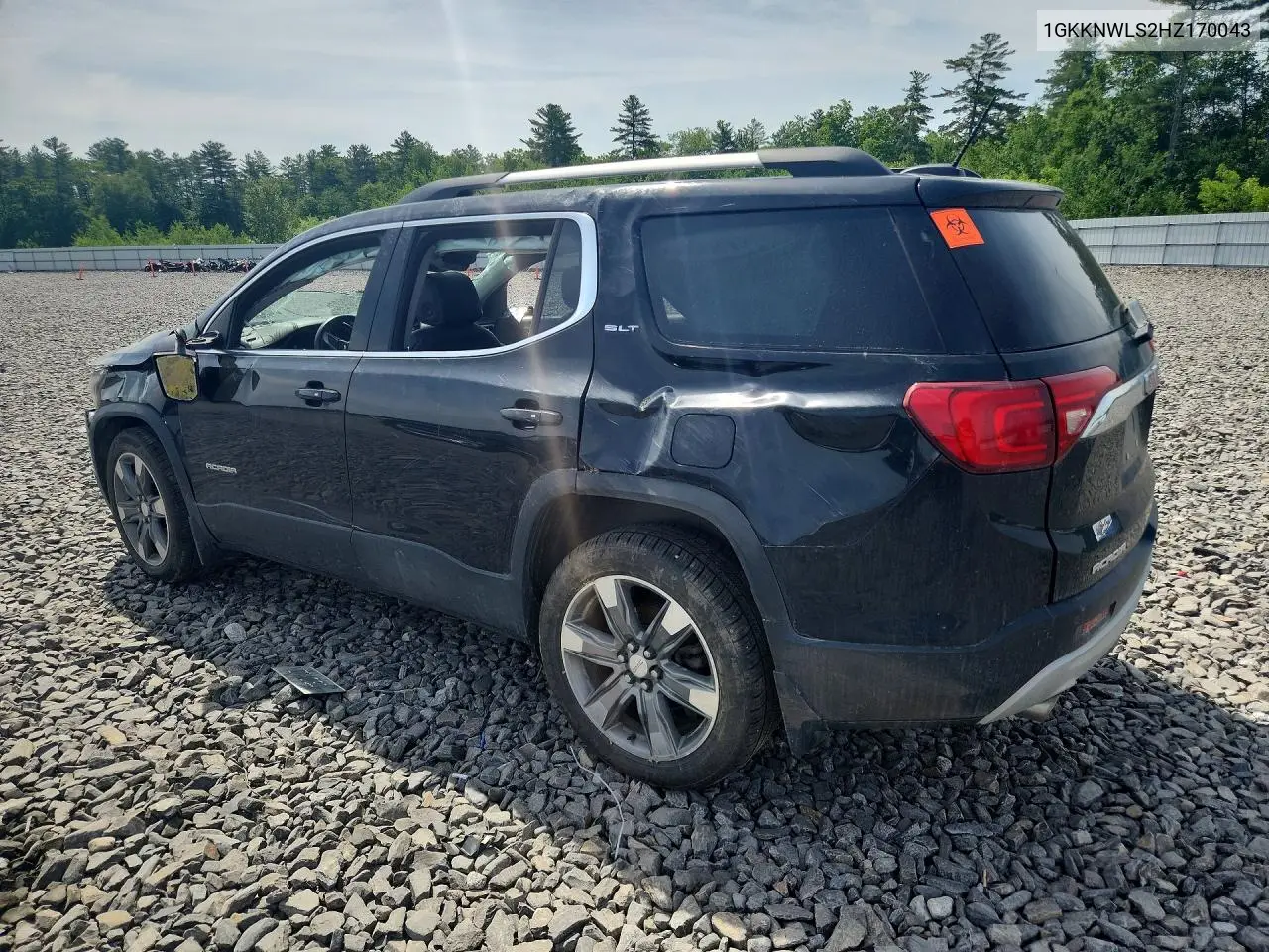 2017 GMC Acadia Slt-2 VIN: 1GKKNWLS2HZ170043 Lot: 55828486