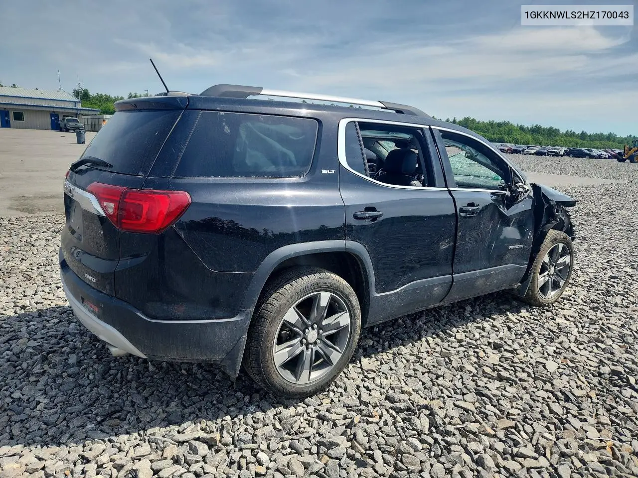 2017 GMC Acadia Slt-2 VIN: 1GKKNWLS2HZ170043 Lot: 55828486