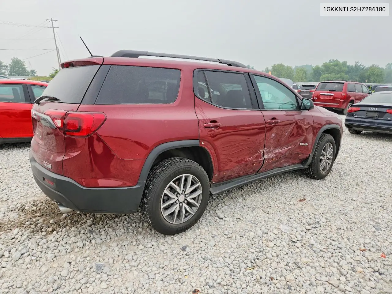 2017 GMC Acadia All Terrain VIN: 1GKKNTLS2HZ286180 Lot: 60634036