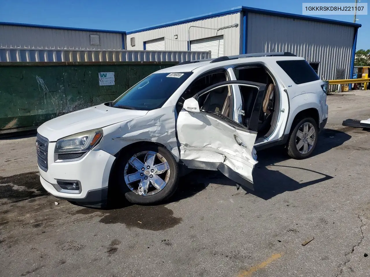 2017 GMC Acadia Limited Slt-2 VIN: 1GKKRSKD8HJ221107 Lot: 60786856