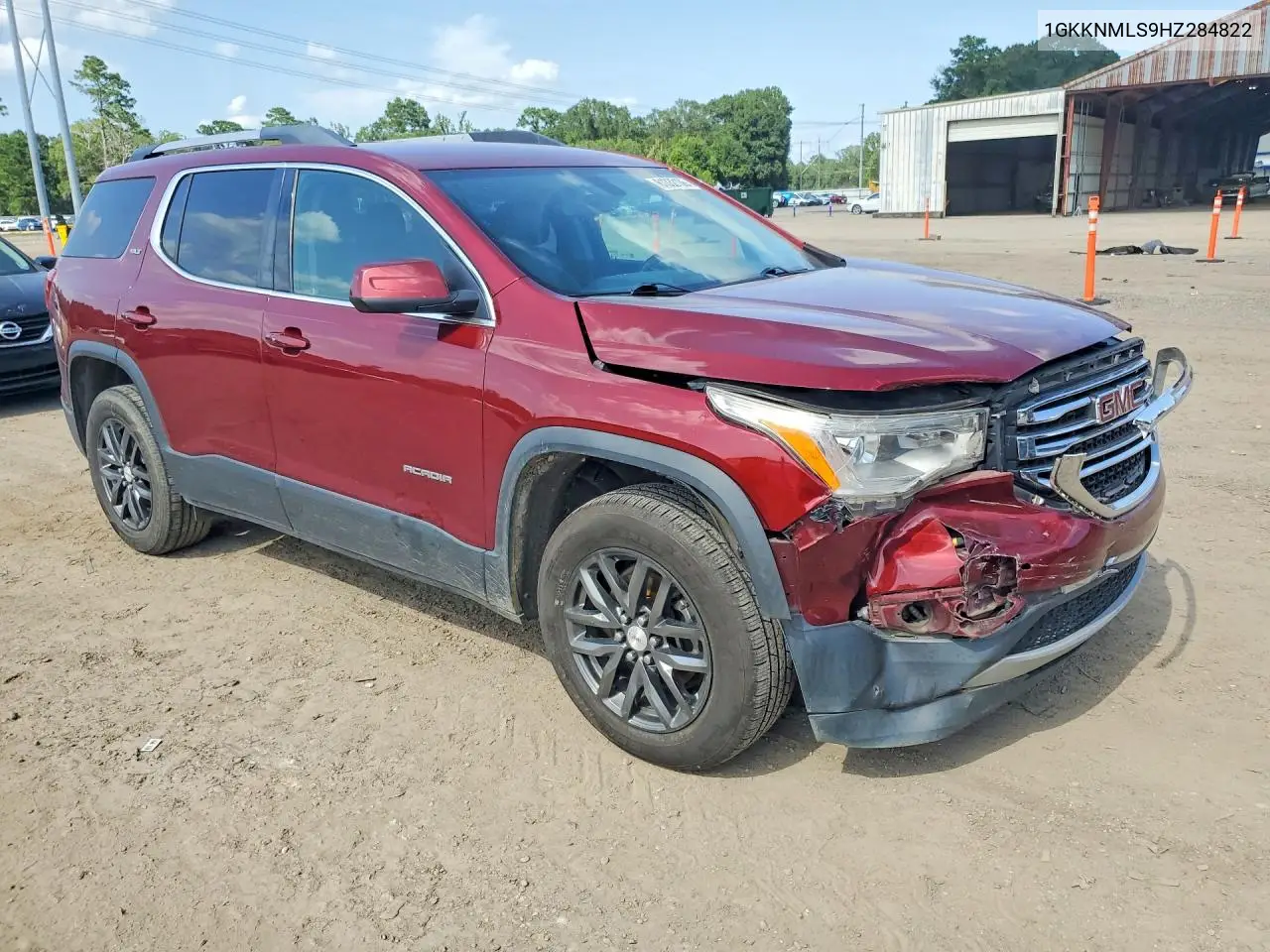 2017 GMC Acadia Slt-1 VIN: 1GKKNMLS9HZ284822 Lot: 61332136