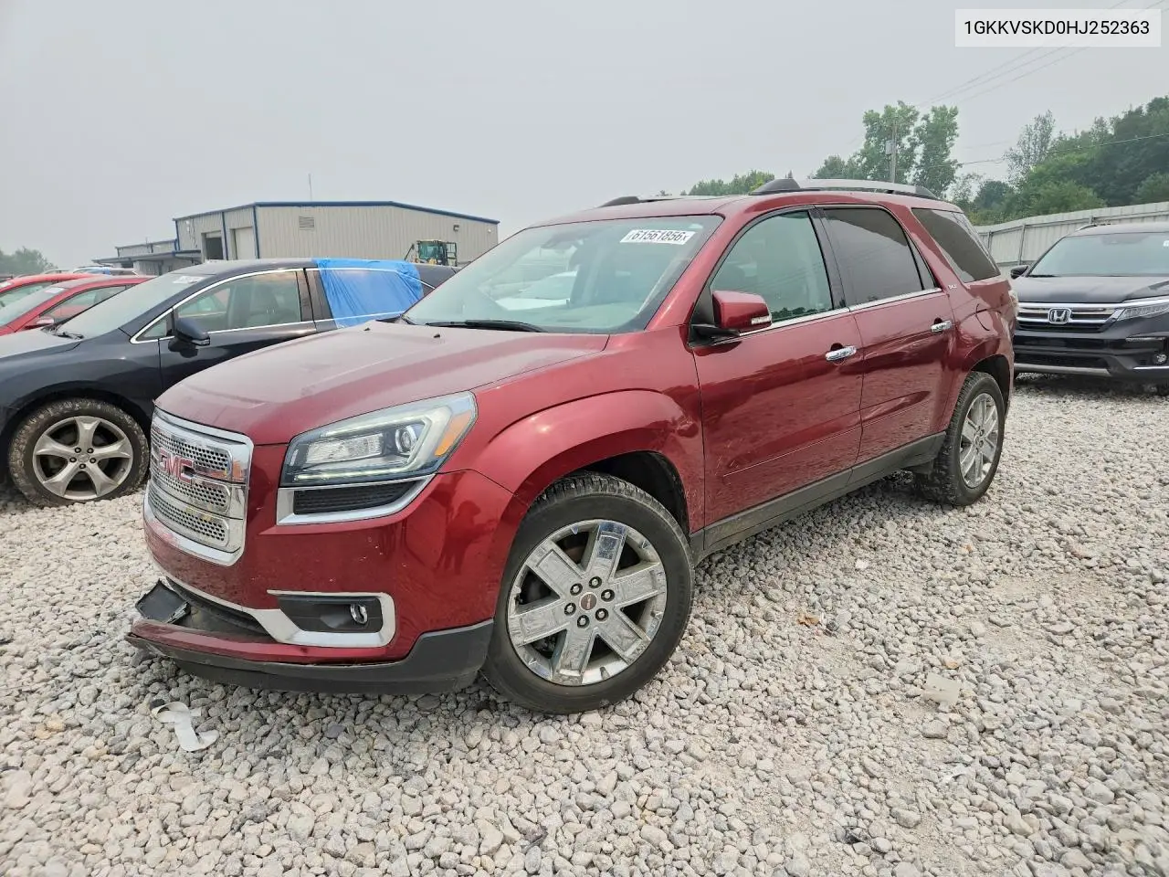 2017 GMC Acadia Limited Slt-2 VIN: 1GKKVSKD0HJ252363 Lot: 61561856