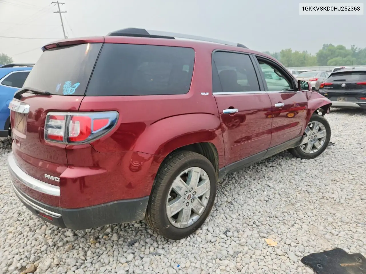 2017 GMC Acadia Limited Slt-2 VIN: 1GKKVSKD0HJ252363 Lot: 61561856