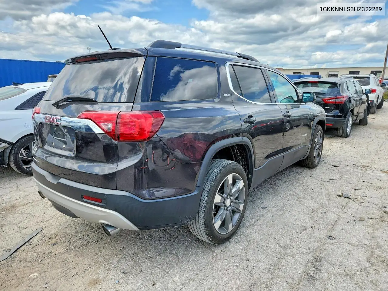 2017 GMC Acadia Slt-2 VIN: 1GKKNNLS3HZ322289 Lot: 61948086
