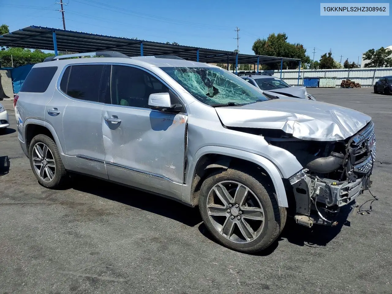2017 GMC Acadia Denali VIN: 1GKKNPLS2HZ308962 Lot: 73344325