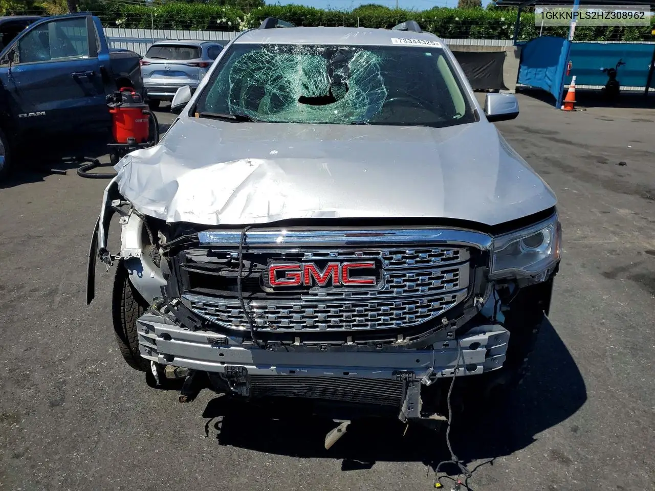 2017 GMC Acadia Denali VIN: 1GKKNPLS2HZ308962 Lot: 73344325