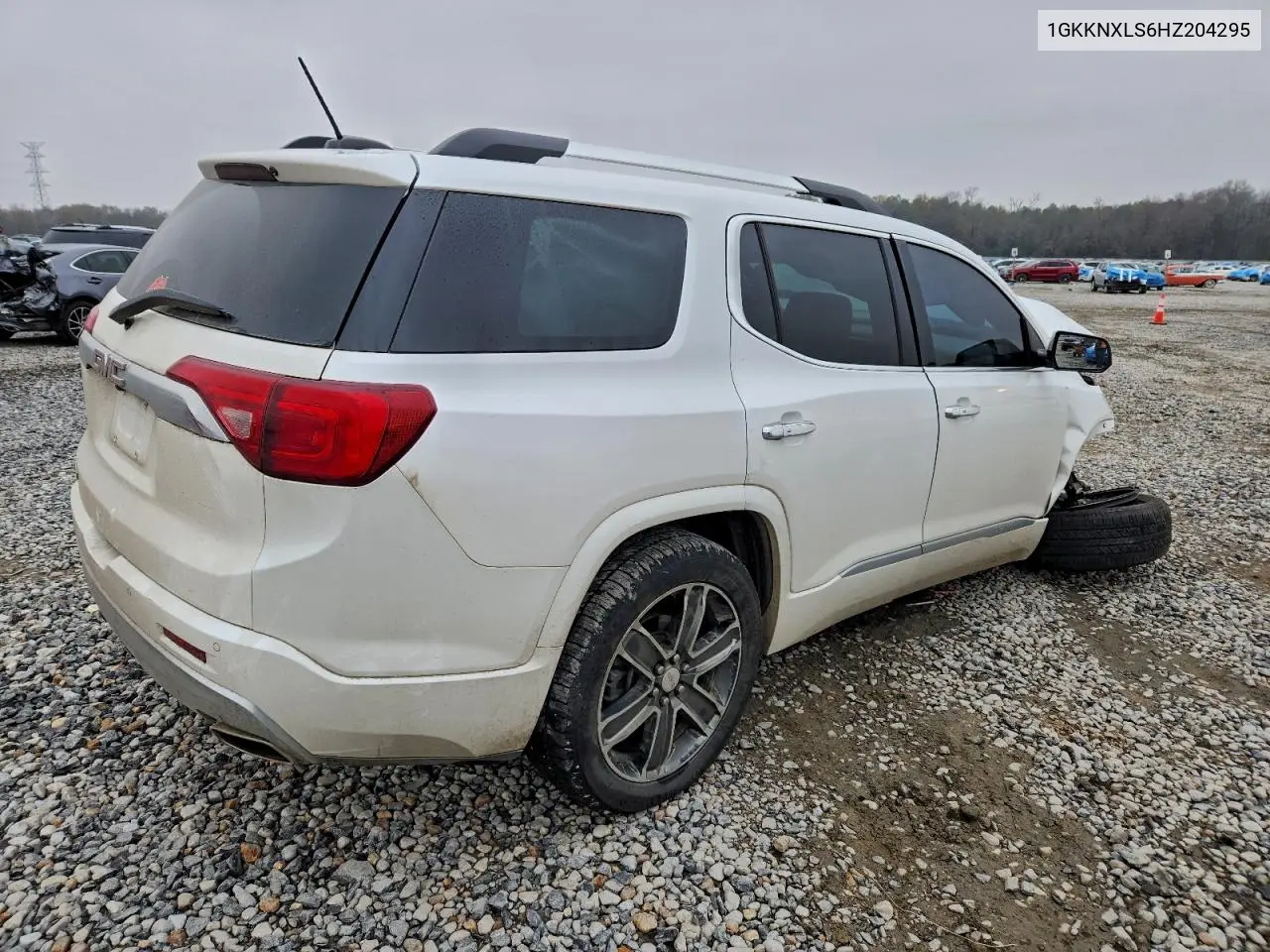 1GKKNXLS6HZ204295 2017 GMC Acadia Denali