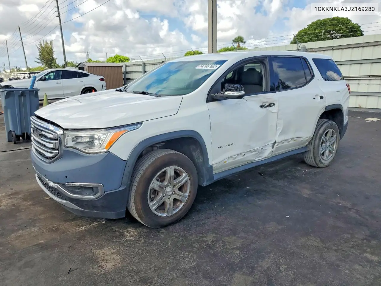 1GKKNKLA3JZ169280 2018 GMC Acadia Sle