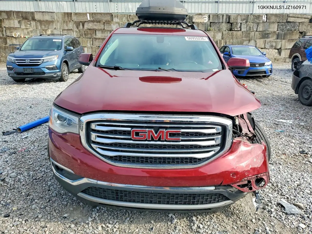 2018 GMC Acadia Slt-1 VIN: 1GKKNULS1JZ160971 Lot: 56955236