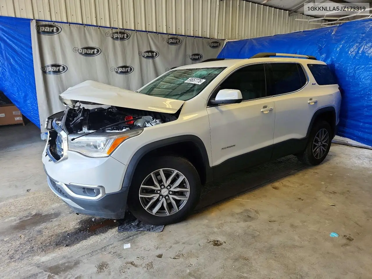 2018 GMC Acadia Sle VIN: 1GKKNLLA5JZ173319 Lot: 59657776