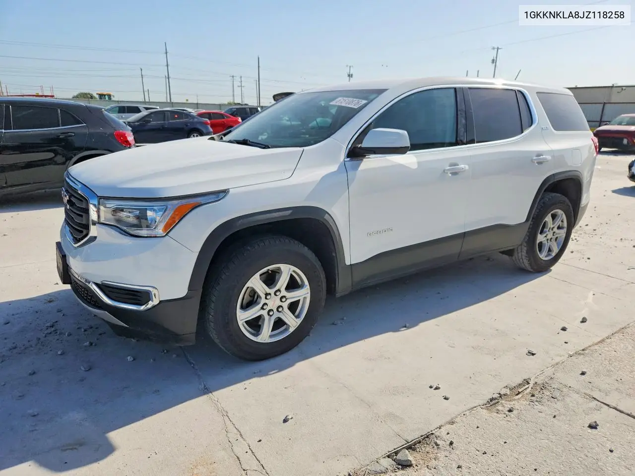 2018 GMC Acadia Sle VIN: 1GKKNKLA8JZ118258 Lot: 61510876