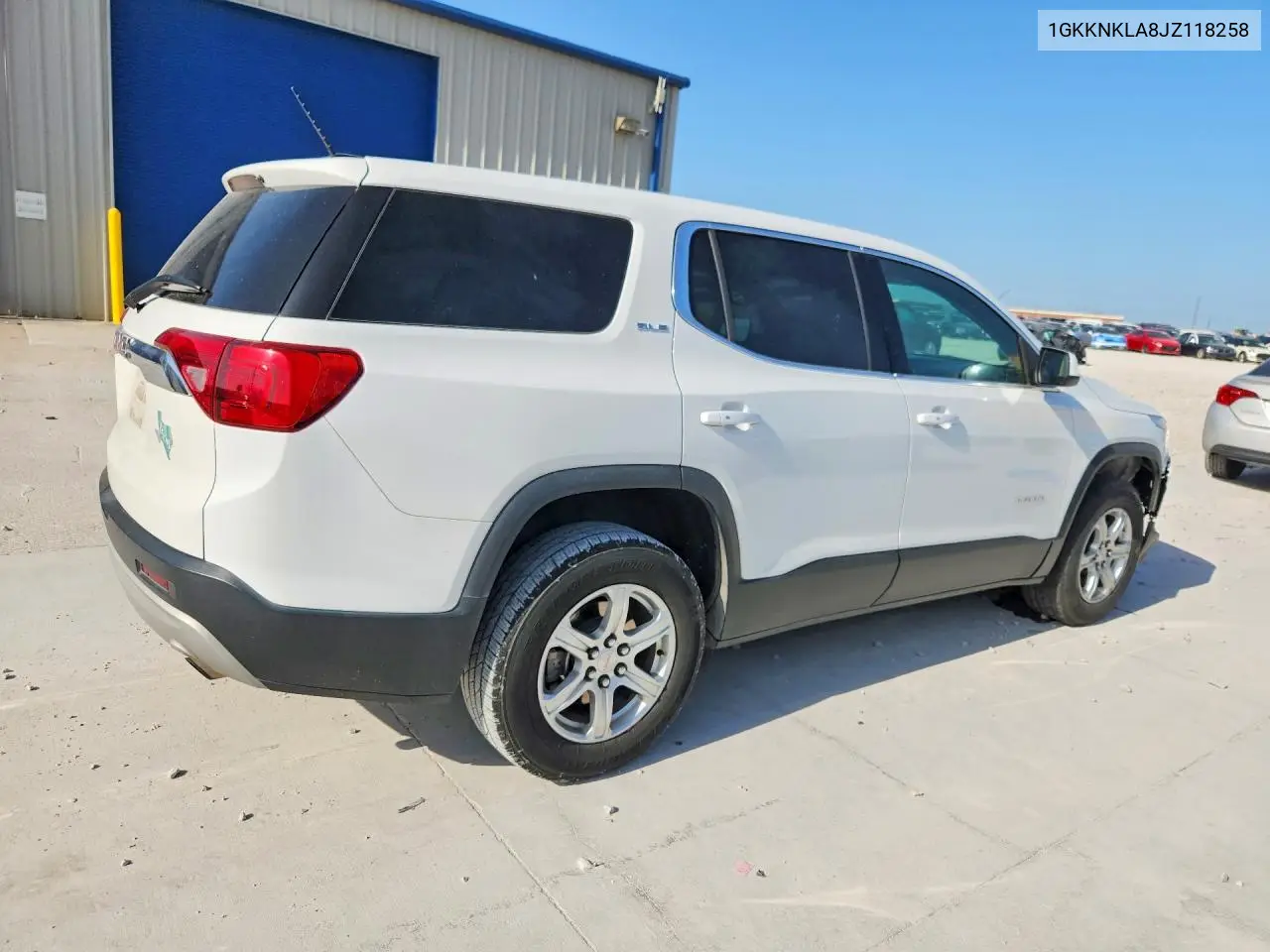 2018 GMC Acadia Sle VIN: 1GKKNKLA8JZ118258 Lot: 61510876