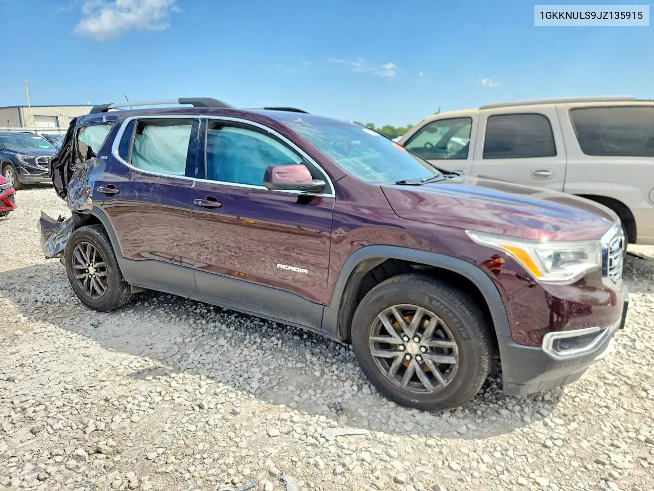2018 GMC Acadia Slt-1 VIN: 1GKKNULS9JZ135915 Lot: 61586966