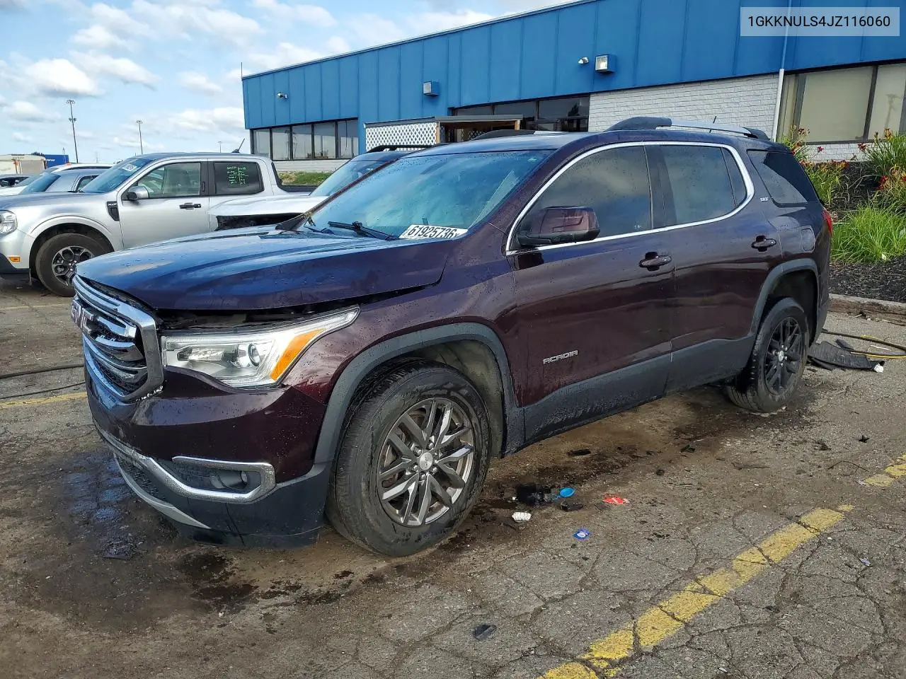 2018 GMC Acadia Slt-1 VIN: 1GKKNULS4JZ116060 Lot: 61925736