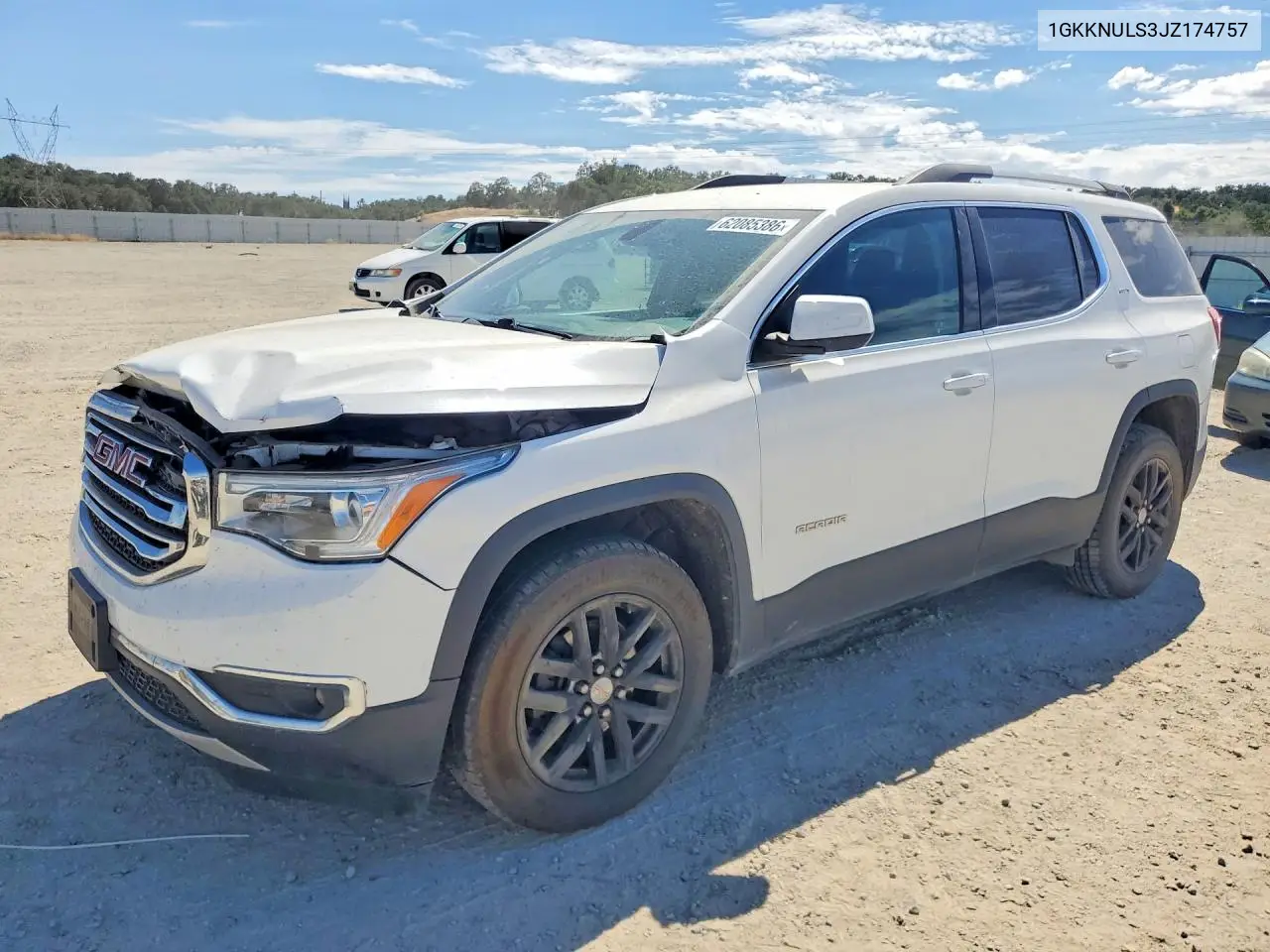 2018 GMC Acadia Slt-1 VIN: 1GKKNULS3JZ174757 Lot: 62085386