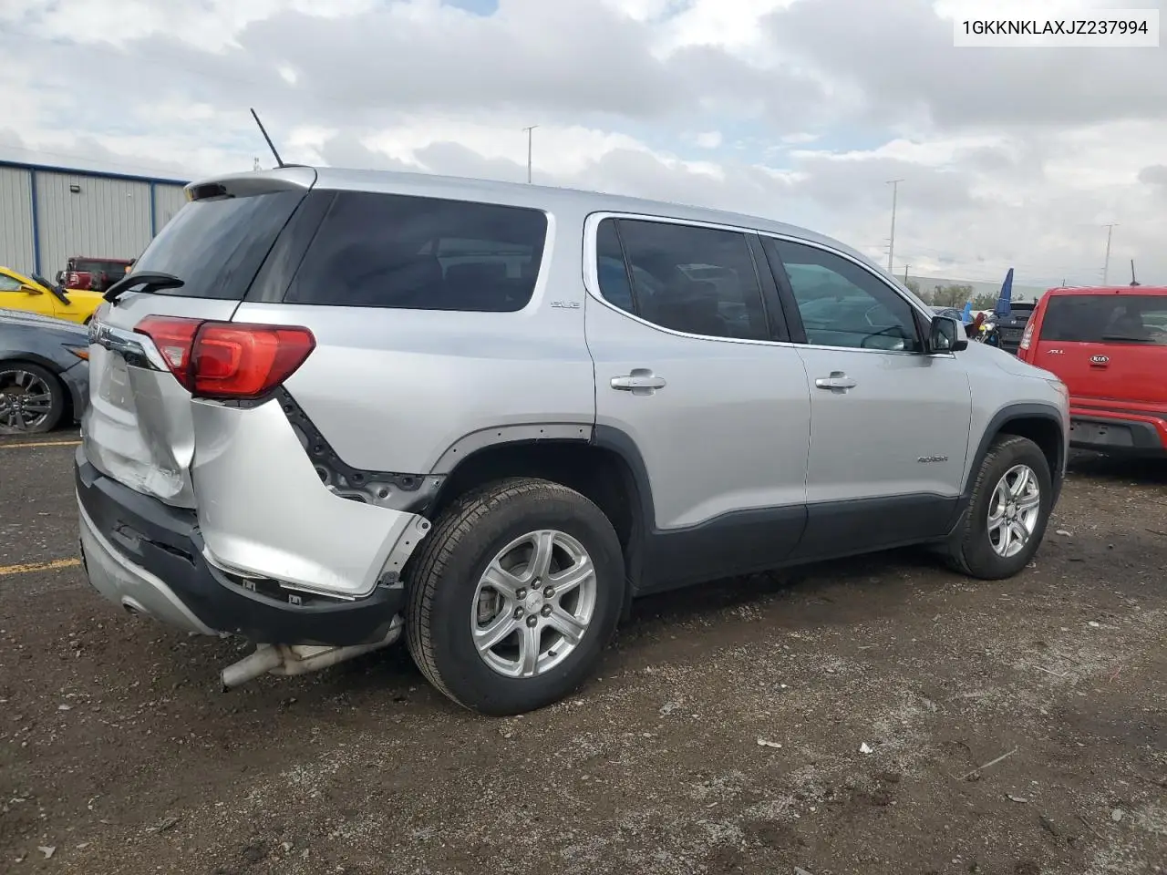 1GKKNKLAXJZ237994 2018 GMC Acadia Sle