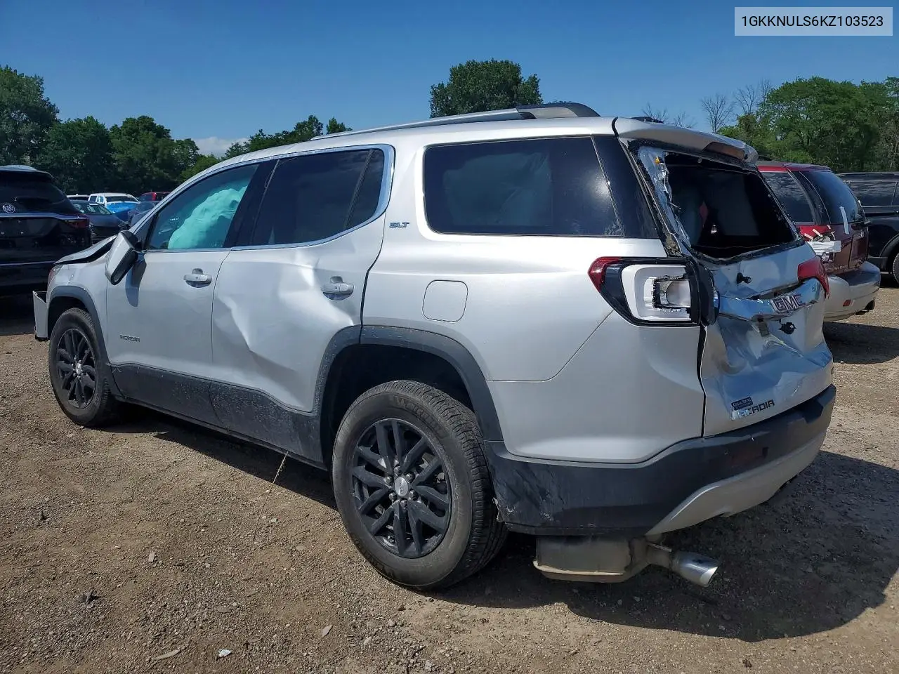 2019 GMC Acadia Slt-1 VIN: 1GKKNULS6KZ103523 Lot: 57496786