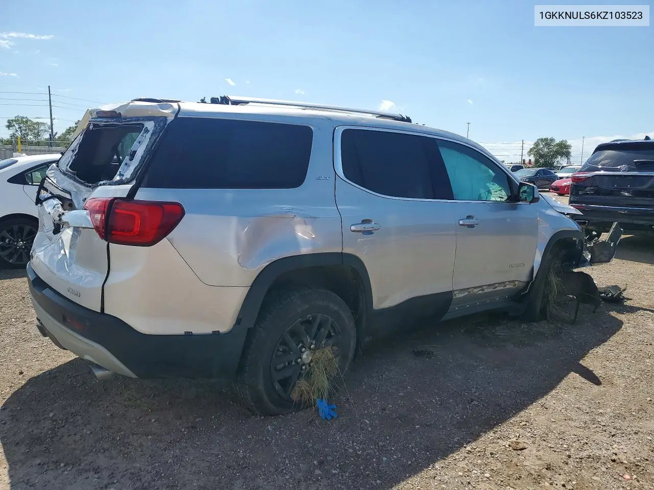 2019 GMC Acadia Slt-1 VIN: 1GKKNULS6KZ103523 Lot: 57496786