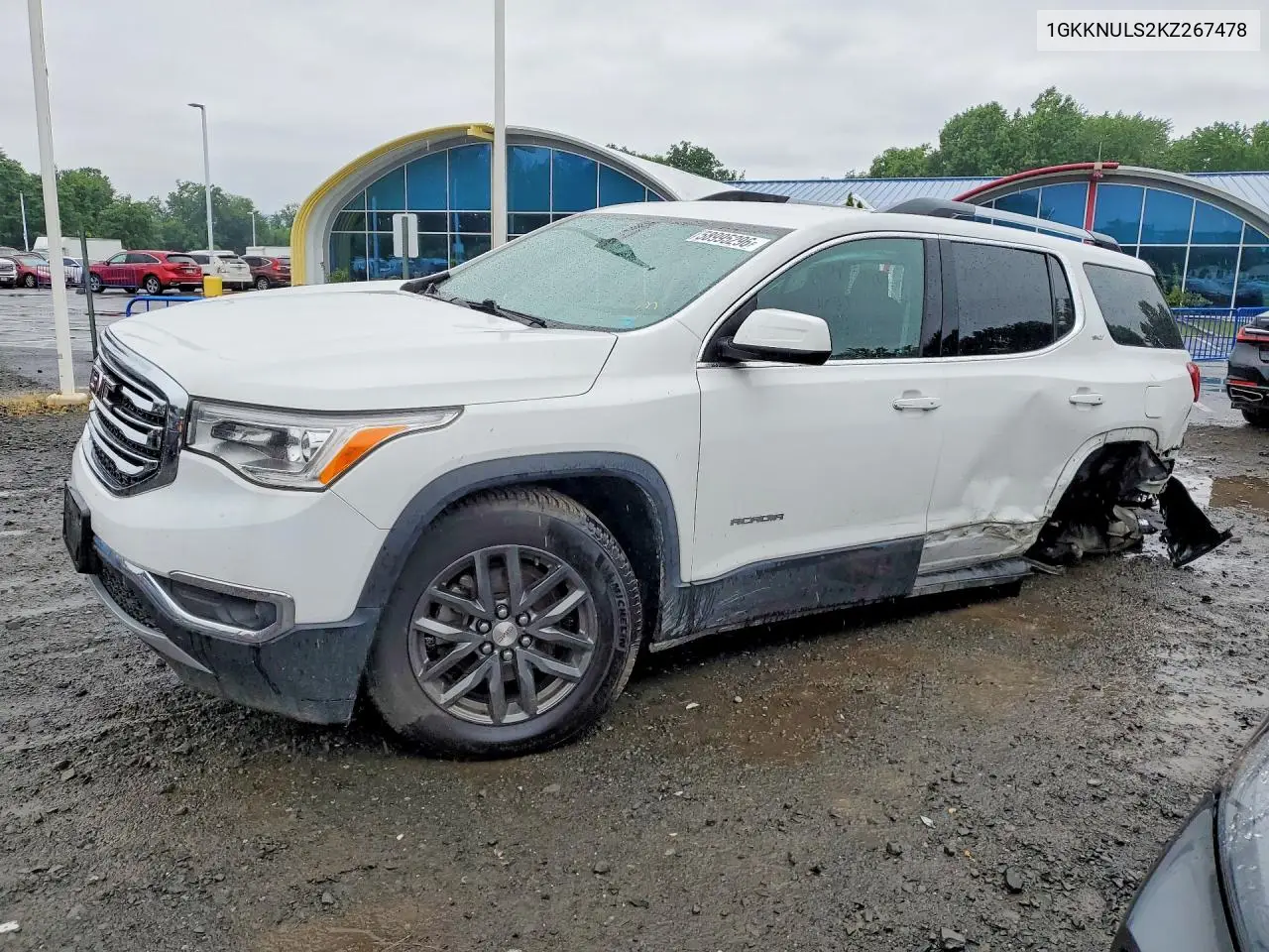 2019 GMC Acadia Slt-1 VIN: 1GKKNULS2KZ267478 Lot: 58995296