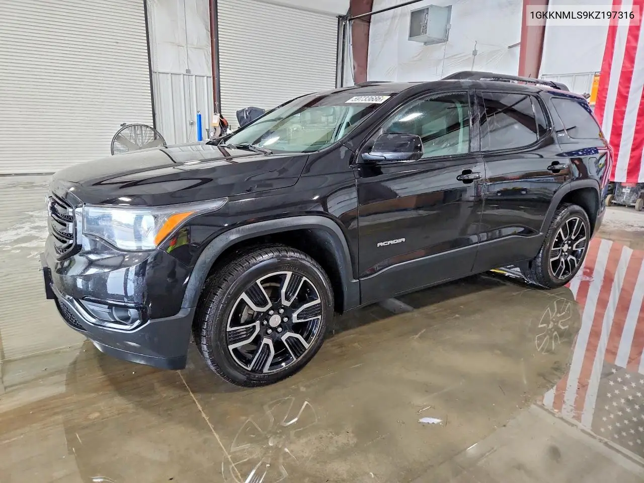 2019 GMC Acadia Slt-1 VIN: 1GKKNMLS9KZ197316 Lot: 59733686