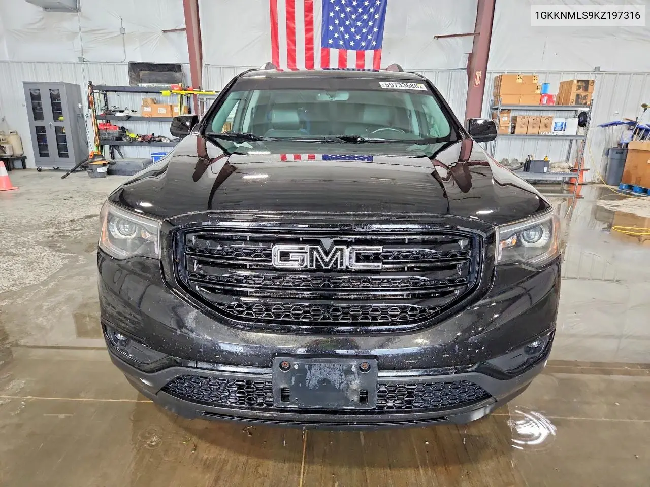 2019 GMC Acadia Slt-1 VIN: 1GKKNMLS9KZ197316 Lot: 59733686