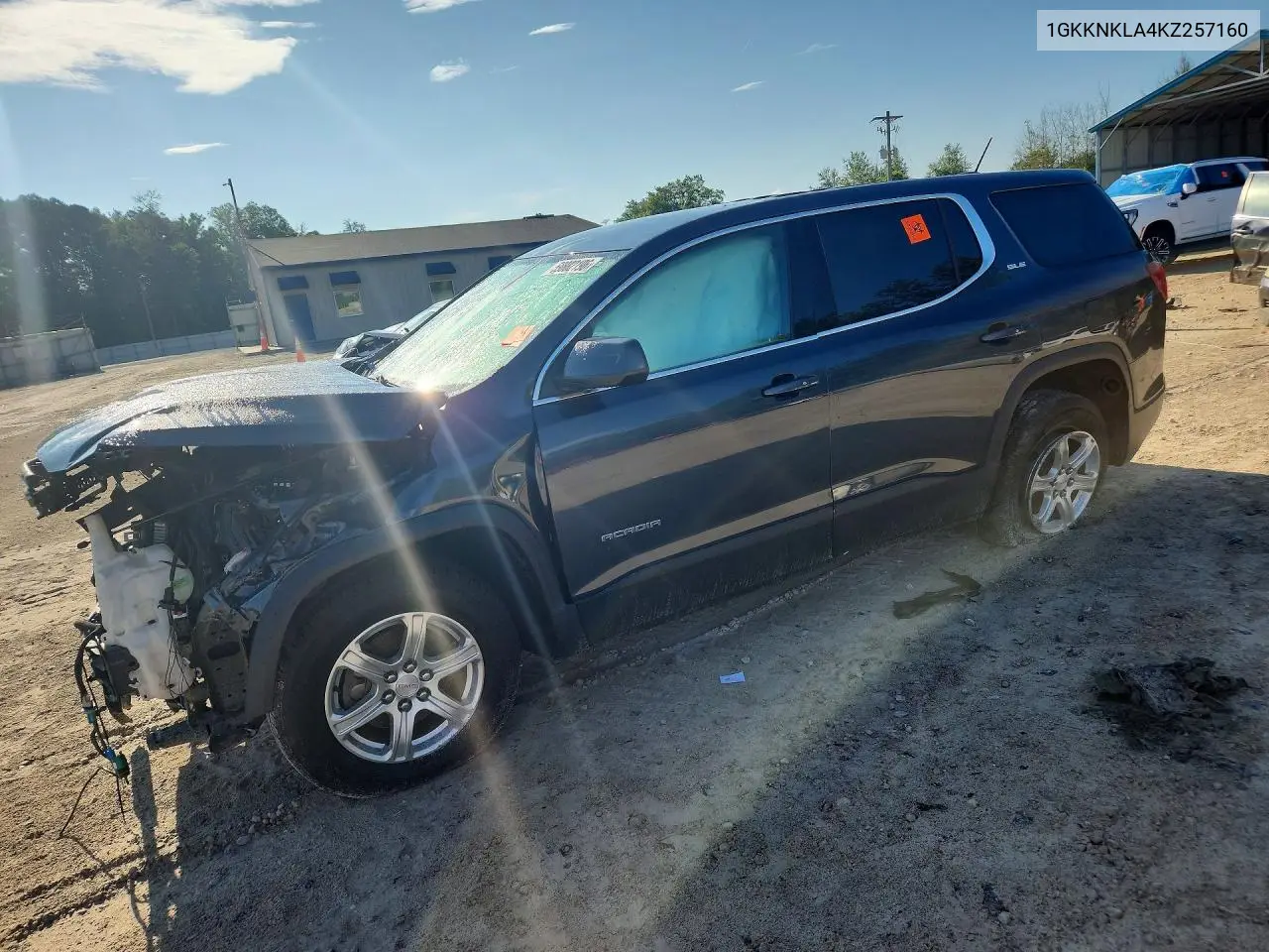 2019 GMC Acadia Sle VIN: 1GKKNKLA4KZ257160 Lot: 59882196