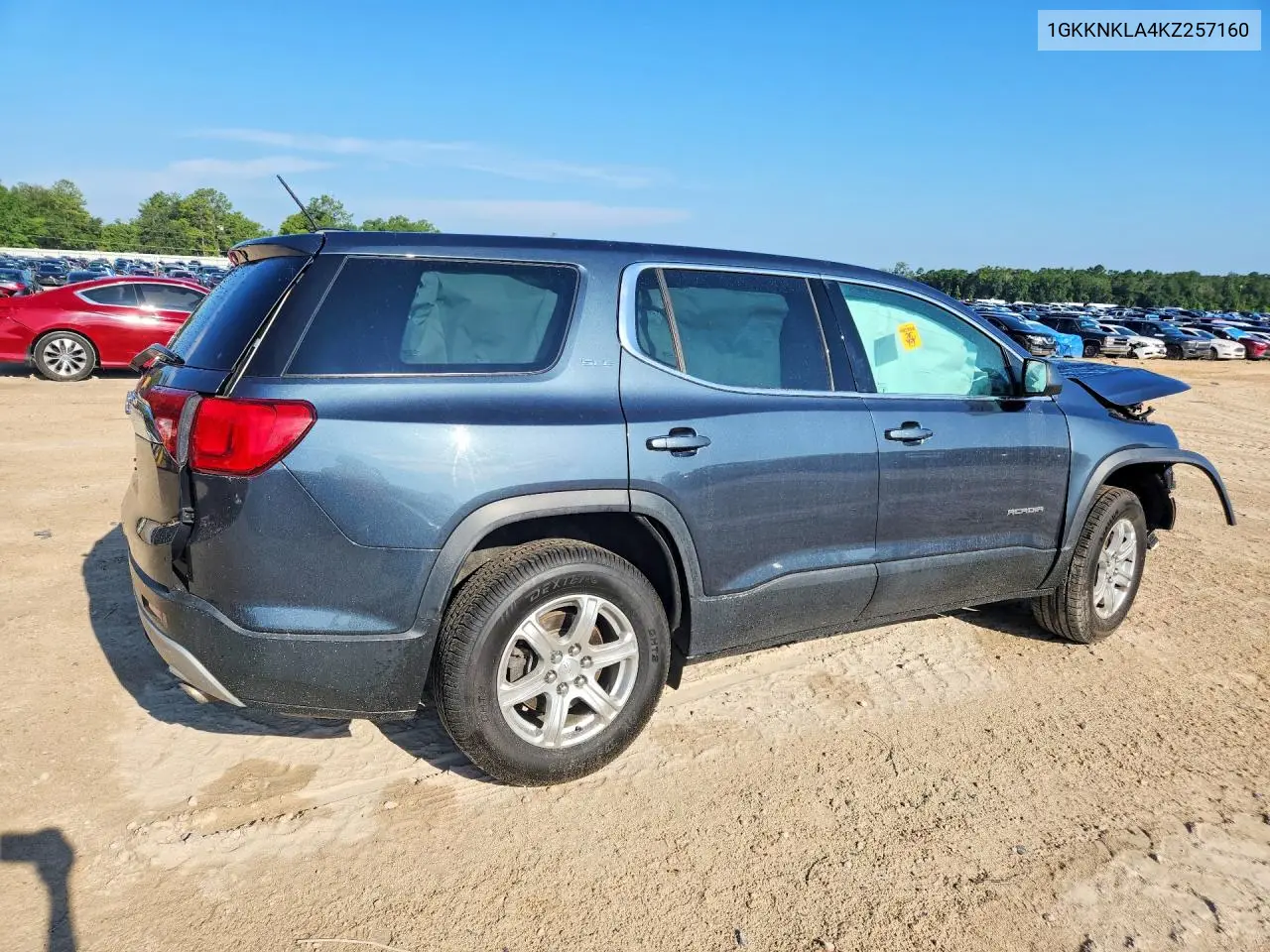 2019 GMC Acadia Sle VIN: 1GKKNKLA4KZ257160 Lot: 59882196
