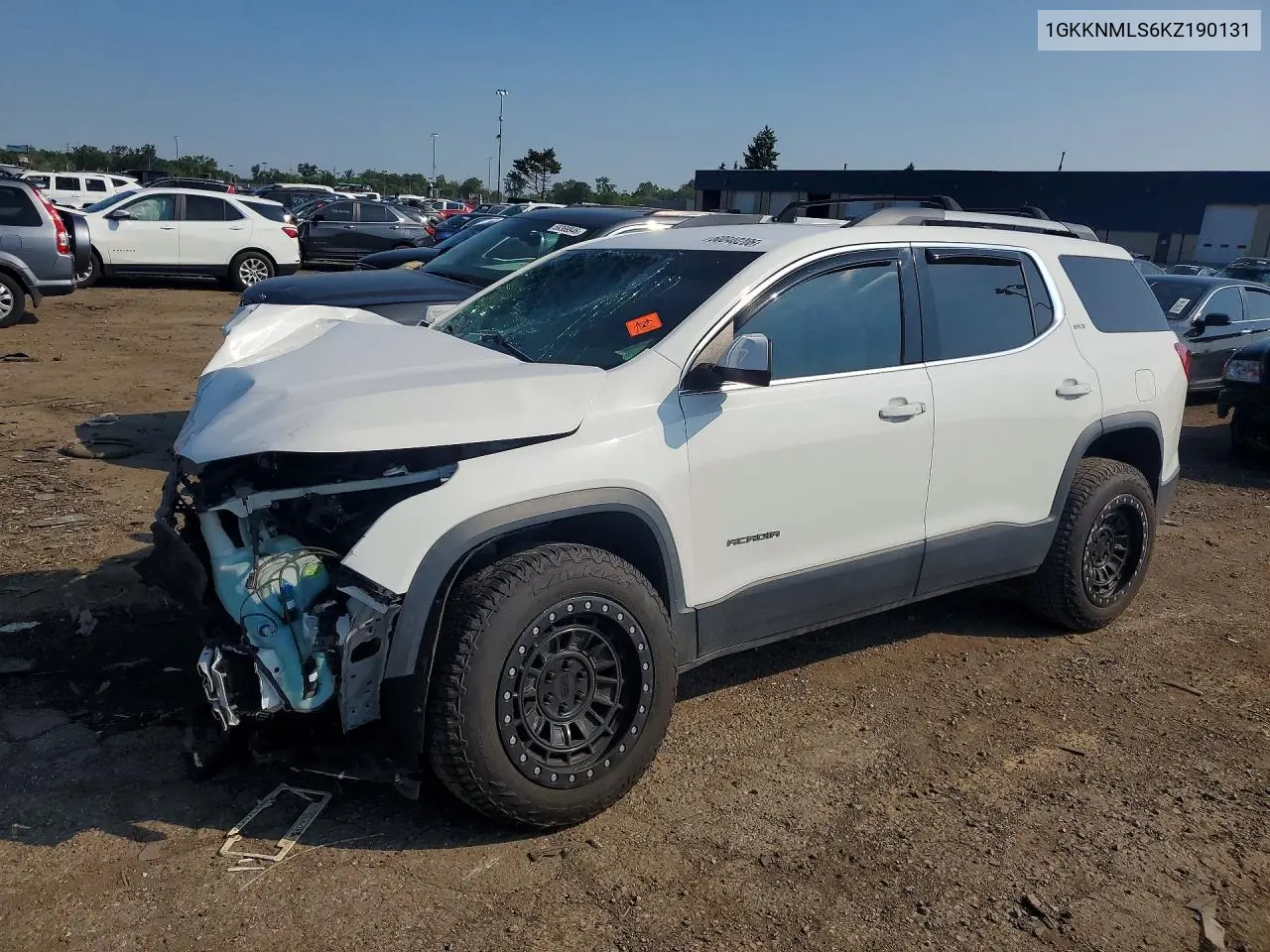 2019 GMC Acadia Slt-1 VIN: 1GKKNMLS6KZ190131 Lot: 60040206