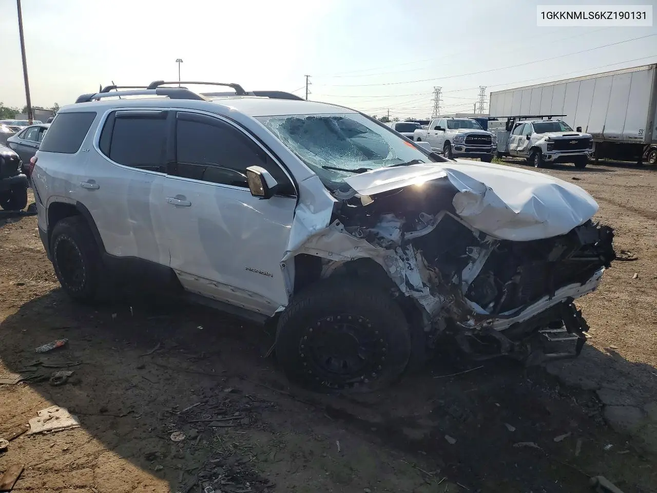 2019 GMC Acadia Slt-1 VIN: 1GKKNMLS6KZ190131 Lot: 60040206