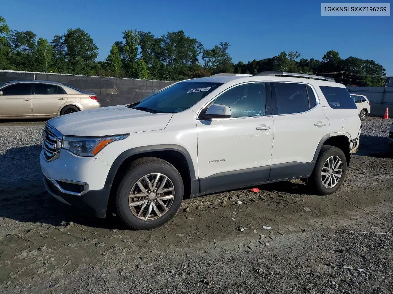 2019 GMC Acadia Sle VIN: 1GKKNSLSXKZ196759 Lot: 60183806