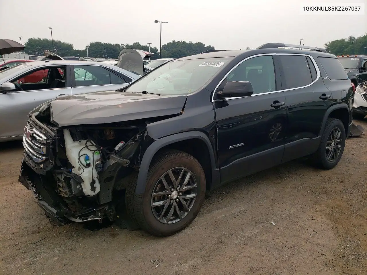 2019 GMC Acadia Slt-1 VIN: 1GKKNULS5KZ267037 Lot: 60780806